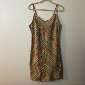 Royal Robbins UPF 40 Striped Multicolor Dress size XL